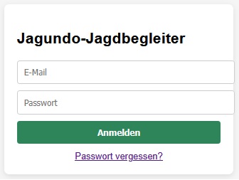 Anmeldung bei Jagundo