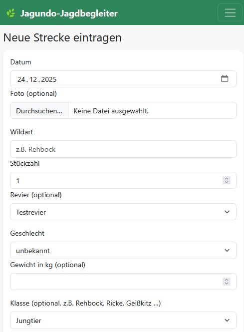 Streckenbuch Bearbeitung