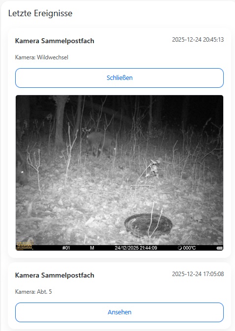 Wildkamera Bildansicht