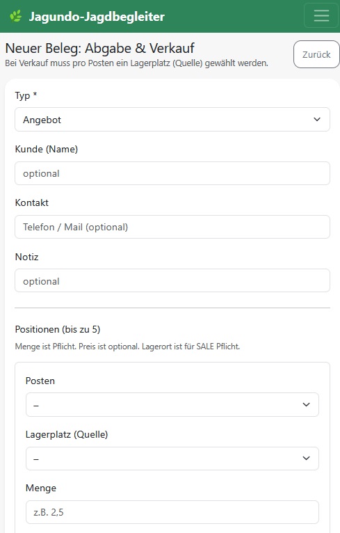 Wildbret Bearbeitung